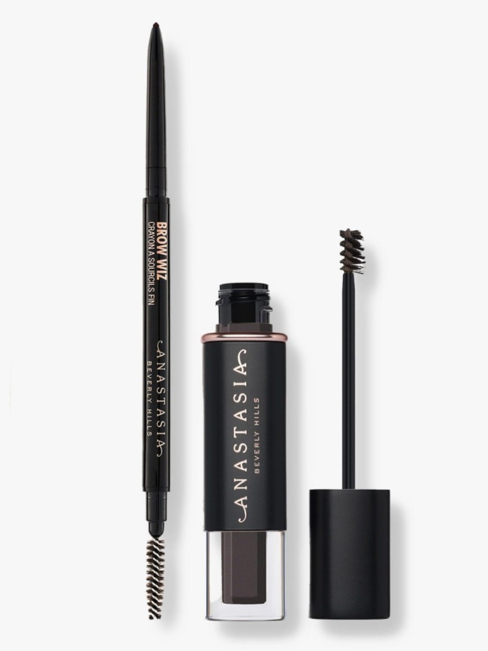 Anastasia Beverly Hills Brow Wiz and Gel Ultimate Brow Essentials Kit Dark Brown